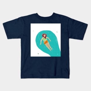 Relaxing Lady Kids T-Shirt